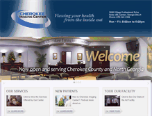 Tablet Screenshot of cherokeeimagingcenter.com